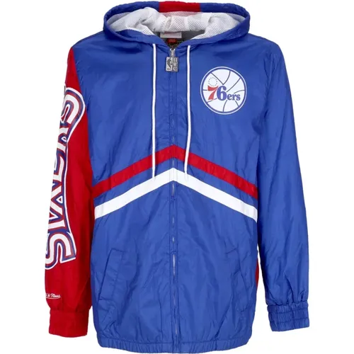 Philadelphia 76ers Windbreaker , Herren, Größe: M - Mitchell & Ness - Modalova