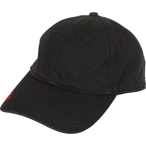 Schwarze Logo Cap Bestickt Risk Red - 44 Label Group - Modalova