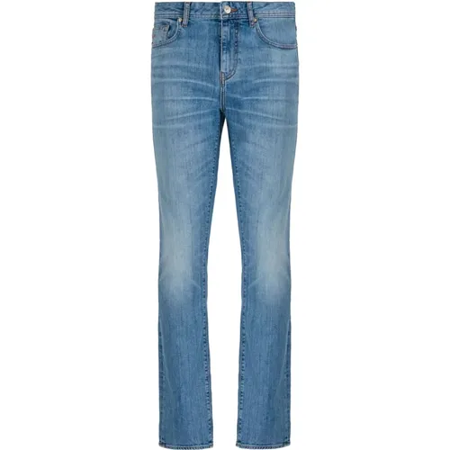 Slim-fit Jeans , Herren, Größe: W30 - Armani Exchange - Modalova