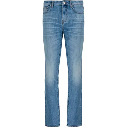 Slim-fit Jeans , Herren, Größe: W34 - Armani Exchange - Modalova