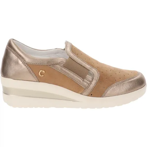 Leder Sneakers für Frauen - Cinzia Soft - Modalova