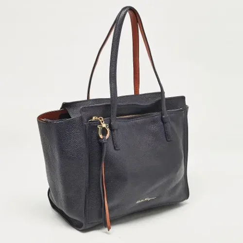 Pre-owned Leather totes , female, Sizes: ONE SIZE - Salvatore Ferragamo Pre-owned - Modalova