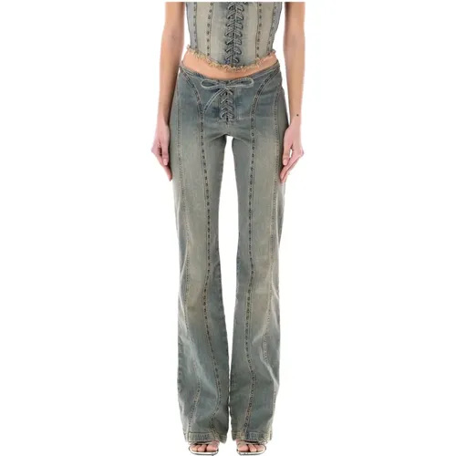 Women's Clothing Jeans Sand Ss24 , female, Sizes: W26, W27 - Misbhv - Modalova