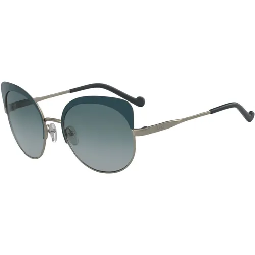 Turquoise Gradient Sunglasses Lj110S-714 , female, Sizes: 59 MM - Liu Jo - Modalova