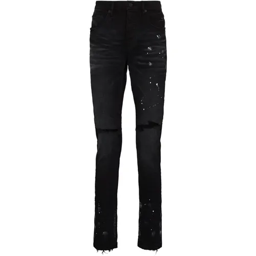 Schwarze Jeans - Stilvoll und Trendig , Herren, Größe: W31 - Purple Brand - Modalova