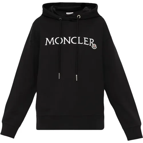 Hoodie mit Logo-Patch Moncler - Moncler - Modalova