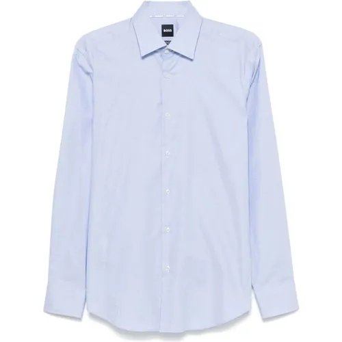 Regular Fit Cotton Shirt , male, Sizes: 2XL, M, L, 4XL, 3XL, XL - Hugo Boss - Modalova