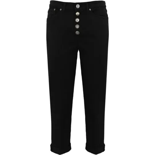 Schwarze Damen Jeans aus Denim , Damen, Größe: W28 - Dondup - Modalova