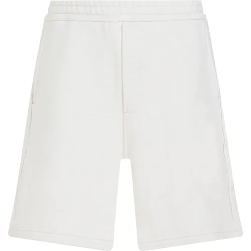 Cotton Bermuda Shorts , male, Sizes: M - Prada - Modalova