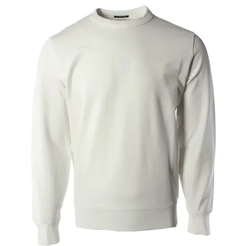 Crew Neck Stretch Fleece Sweater , Herren, Größe: L - C.P. Company - Modalova