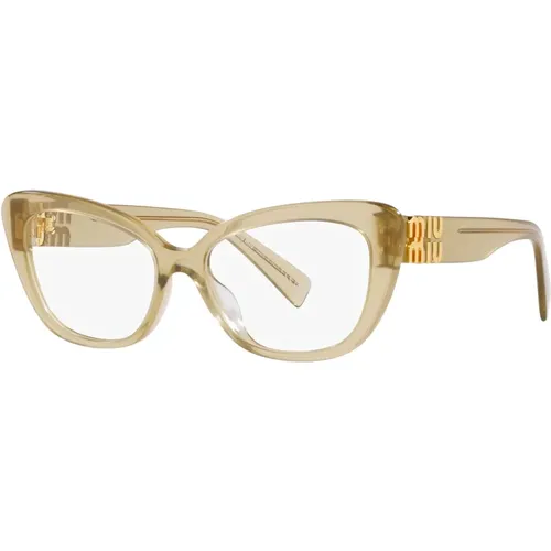 Ivy Opal Eyewear Frames , unisex, Sizes: 53 MM - Miu Miu - Modalova