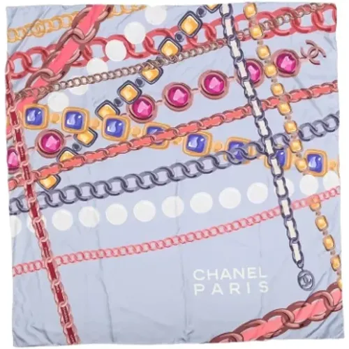 Pre-owned Silk scarves , female, Sizes: ONE SIZE - Chanel Vintage - Modalova