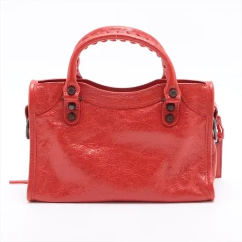 Pre-owned Leather handbags , female, Sizes: ONE SIZE - Balenciaga Vintage - Modalova