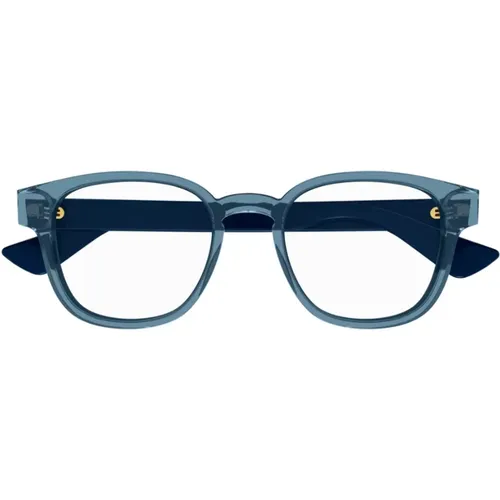 Runde Acetat-Sonnenbrille mit ikonischem Web-Motiv , unisex, Größe: ONE Size - Gucci - Modalova