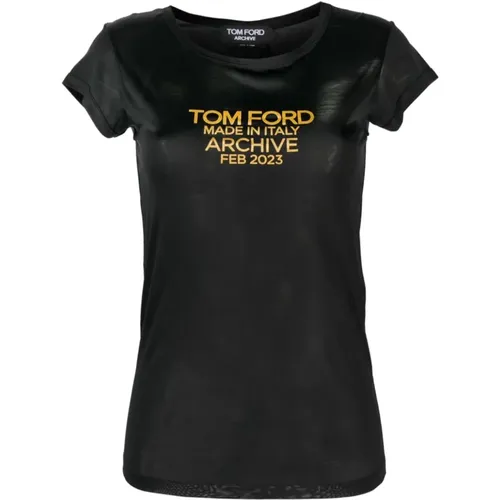 Schwarze Oberbekleidung für Frauen Aw23 , Damen, Größe: 2XS - Tom Ford - Modalova