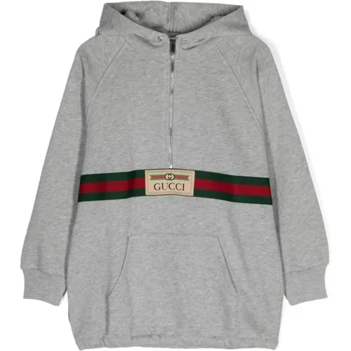 Hellgraue Melange Jacke Gucci - Gucci - Modalova