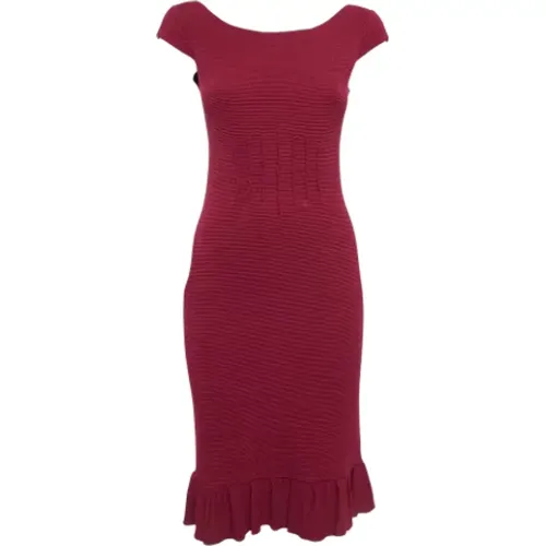 Pre-owned Knit dresses , female, Sizes: S - Armani Pre-owned - Modalova