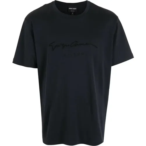 Short sleeve t-shirt , male, Sizes: 2XL - Giorgio Armani - Modalova