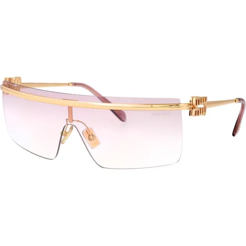 Stylish Sunglasses with Unique Design , female, Sizes: 42 MM - Miu Miu - Modalova