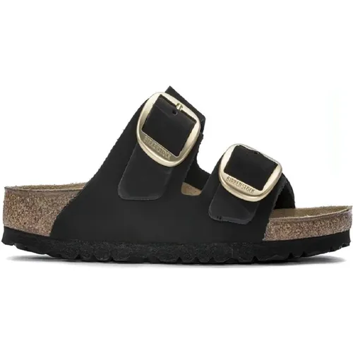 Big Buckle Slippers , female, Sizes: 7 UK - Birkenstock - Modalova