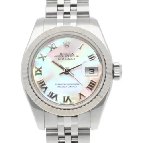 Pre-owned White Gold watches , female, Sizes: ONE SIZE - Rolex Vintage - Modalova