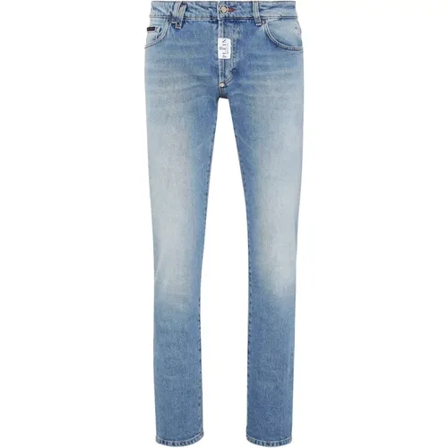 Slim Fit Denim Jeans , male, Sizes: W31, W33 - Philipp Plein - Modalova