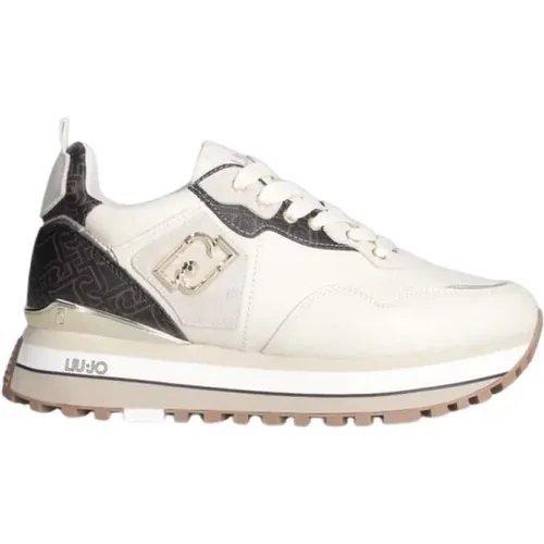 Maxi Wonder Sneaker aus Tumbled Leather - Liu Jo - Modalova
