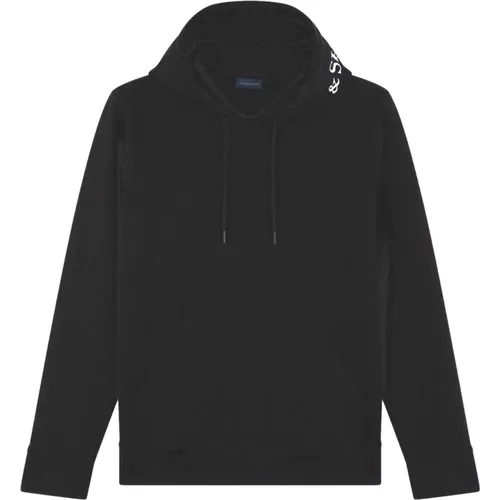 Cotton Hooded Sweatshirt with Print , male, Sizes: M, XL, L, 2XL - PAUL & SHARK - Modalova