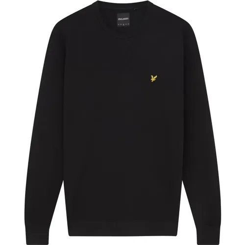 Crew Neck Sweatshirt Midlayers , Herren, Größe: L - Lyle & Scott - Modalova