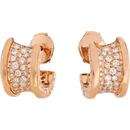 Pre-owned Rose Gold earrings , female, Sizes: ONE SIZE - Bvlgari Vintage - Modalova