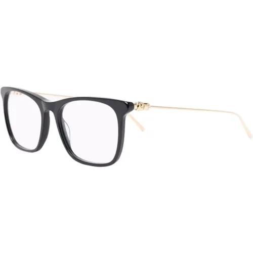 Schwarze Optische Brille Klassischer Stil , Damen, Größe: 53 MM - Boucheron - Modalova