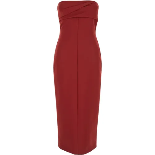 Rotes Bustier-Kleid , Damen, Größe: XS - Philosophy di Lorenzo Serafini - Modalova