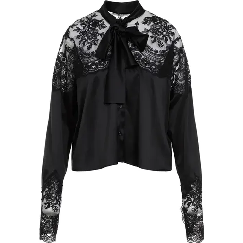 Silk Shirt Elegant Style , female, Sizes: XS, 2XS - Ermanno Scervino - Modalova