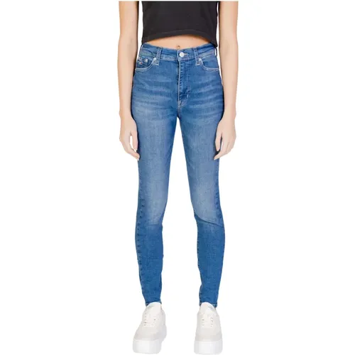 Regenerative Cotton Skinny Jeans , Damen, Größe: W24 L30 - Tommy Jeans - Modalova