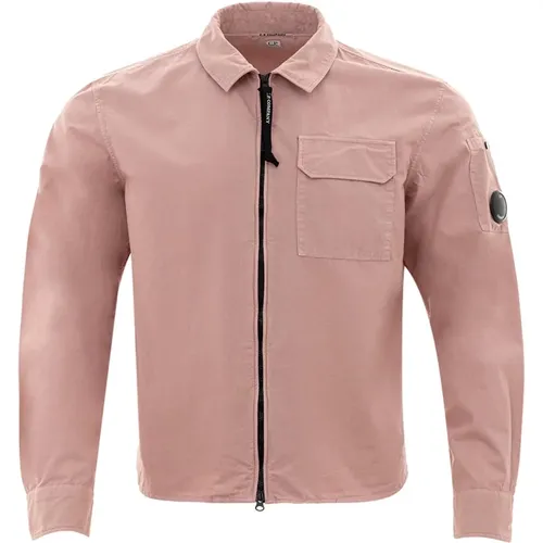 Dusty Overshirt with Zip , male, Sizes: XL - C.P. Company - Modalova
