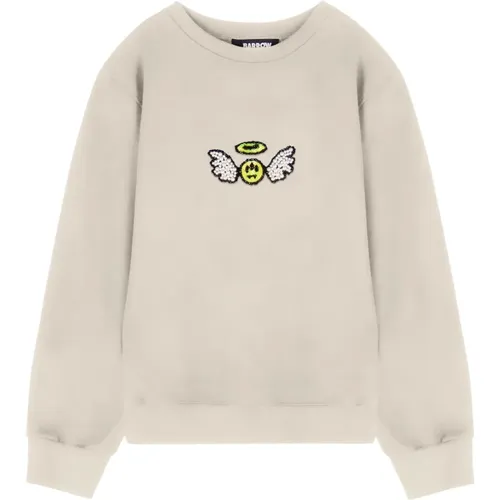 Sweatshirt 'Angel' Mit Schmuckstickerei , unisex, Größe: L - BARROW - Modalova