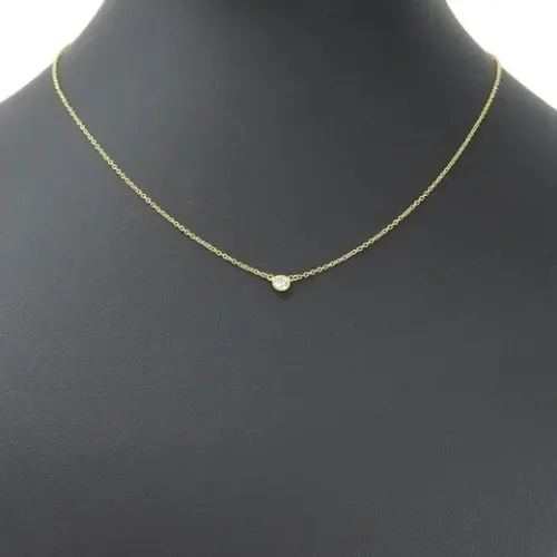 Pre-owned Gold necklaces , female, Sizes: ONE SIZE - Tiffany & Co. Pre-owned - Modalova