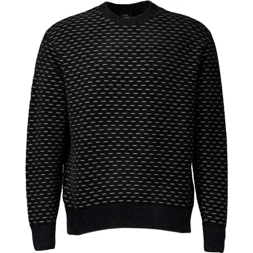 Stilvolle schwarze Pullover - Armani Exchange - Modalova