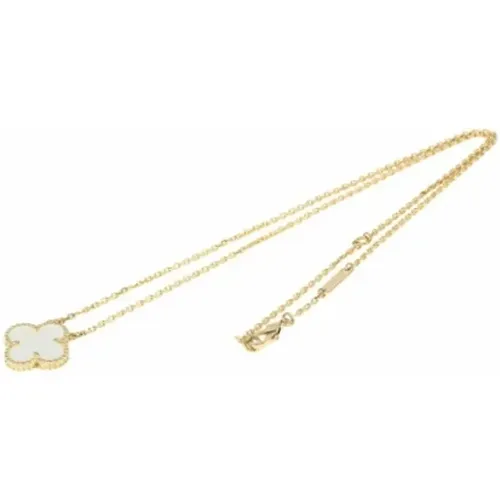 Vintage Alhambra Necklace in Gold , female, Sizes: ONE SIZE - Van Cleef & Arpels Pre-owned - Modalova
