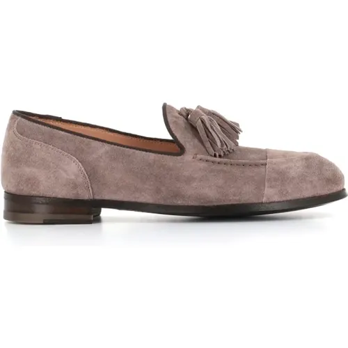 Grey Suede Tassel Loafers , female, Sizes: 4 UK, 5 UK - Alberto Fasciani - Modalova