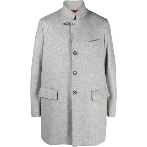 Light Grey Coats , male, Sizes: M, XL - Fay - Modalova