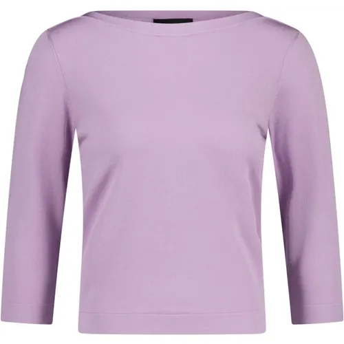 Shiny Fine Knit Sweater , female, Sizes: S, XL, M, L, XS - Roberto Collina - Modalova