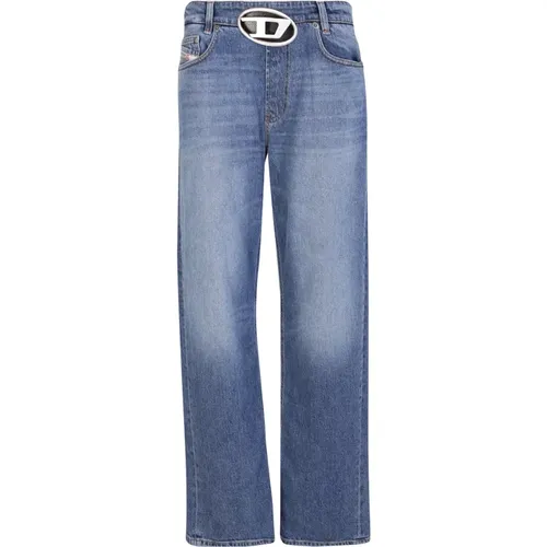 Ss23 Womens Loose D Oval Jeans , female, Sizes: W29 - Diesel - Modalova