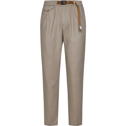 Trousers with White/Blue Detail , male, Sizes: L, XL, M, S - White Sand - Modalova