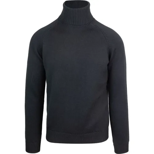 Schwarze Regular Fit Pullover , Herren, Größe: 2XL - Paolo Pecora - Modalova