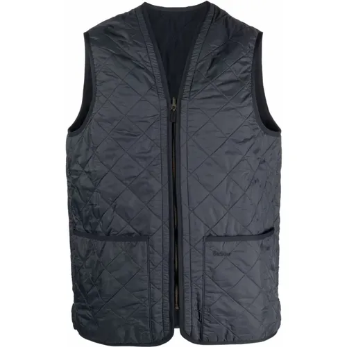 Quilted Vest Sweater , male, Sizes: L, XL - Barbour - Modalova