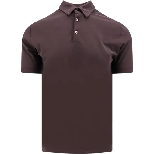 Button Closure T-Shirt , male, Sizes: M, 3XL, XL, 4XL - Zanone - Modalova