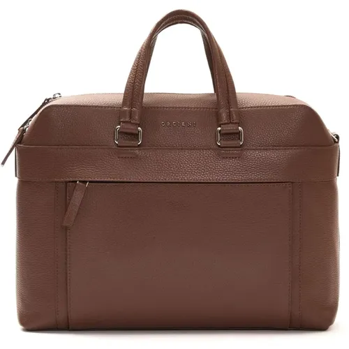 Men Bags Handbag Marrone Aw22 , male, Sizes: ONE SIZE - Orciani - Modalova