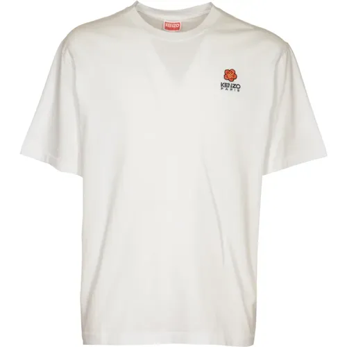 Stilvolle weiße T-Shirts und Polos , Herren, Größe: L - Kenzo - Modalova