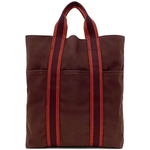 Pre-owned Canvas hermes-bags , female, Sizes: ONE SIZE - Hermès Vintage - Modalova